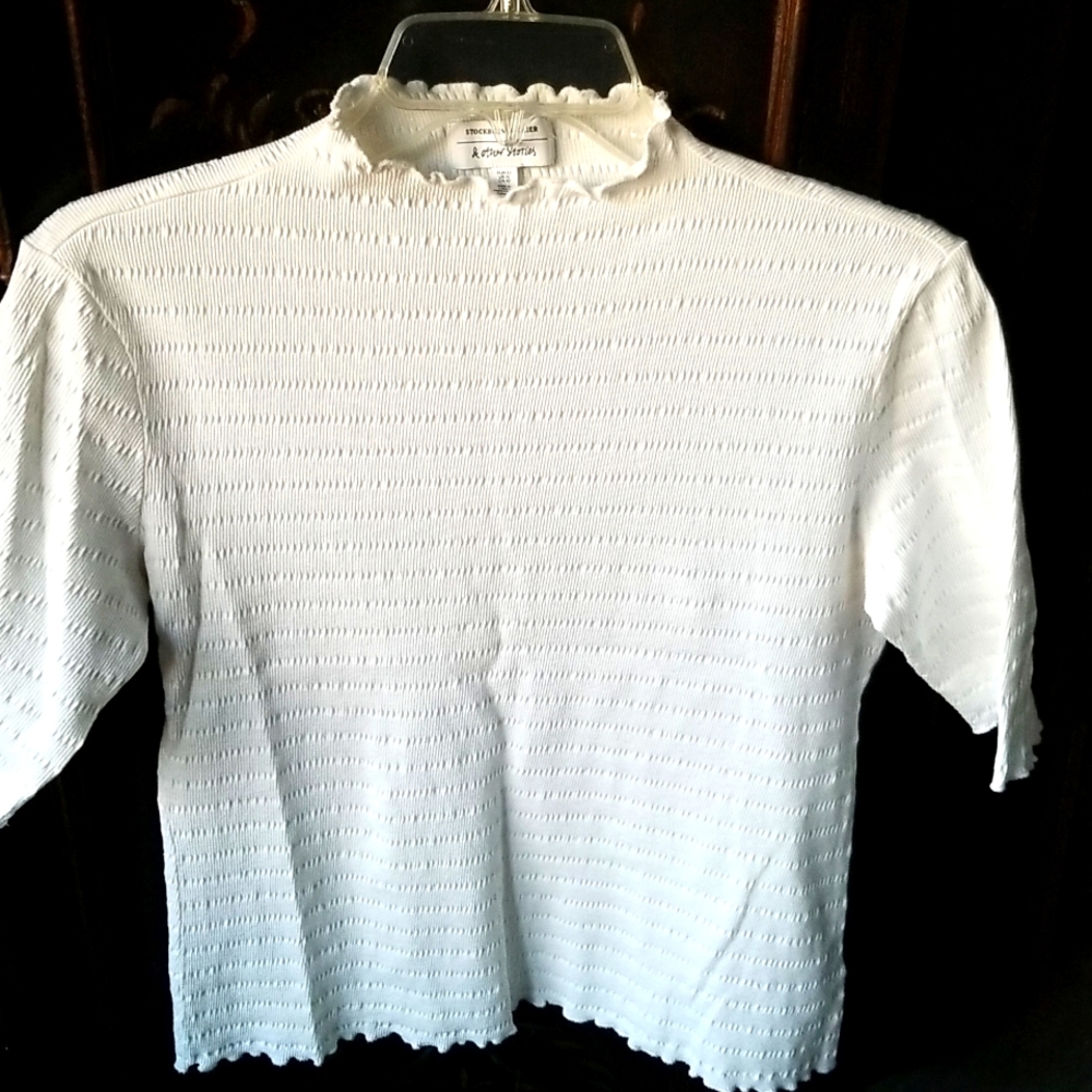 Stockholm Atelier & other stories Short Sleeves White Shirt Size 10